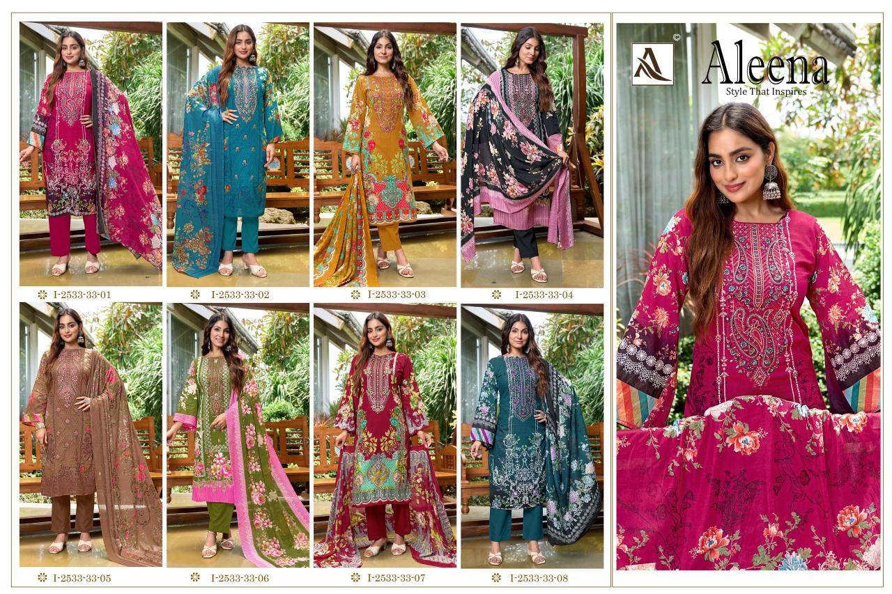Alok suit aleena Dress materials for boutique